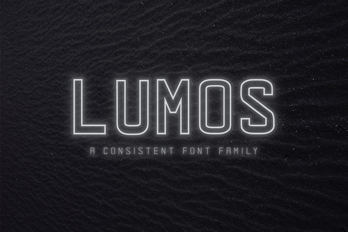 LUMOS - A Consistent Font Family, a Sans Serif Font by Say Studio (Photo 9 of 9)