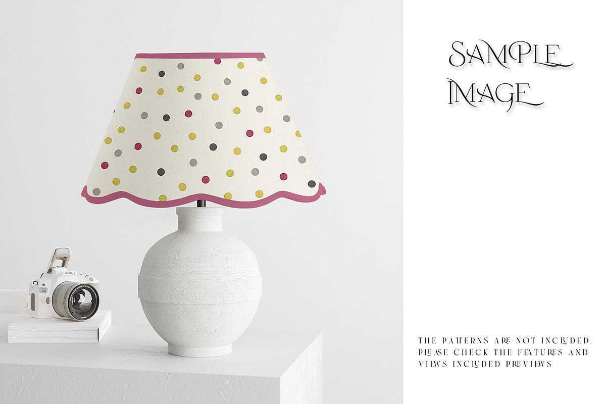 Scalloped Lampshade Mockups, a Mockup by mock-ups (Photo 16 of 22)