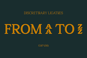 Gandia - Display Serif Typeface