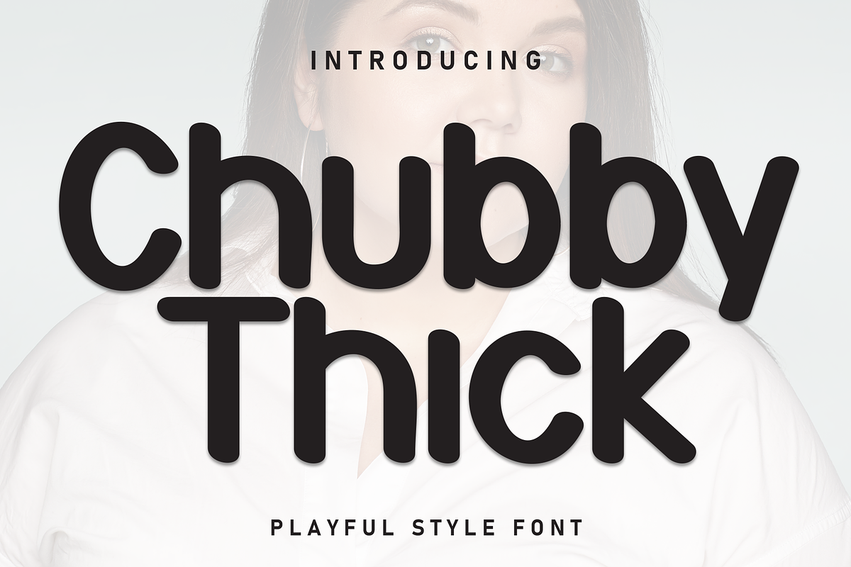 Chubby Thick | Script Font, a Script Font by Scratchones (Photo 1 of 8)