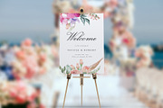 Welcome Sign Template Canva, an Invitation Template by ShineOnWedding (Thumbnail 5 of 9)