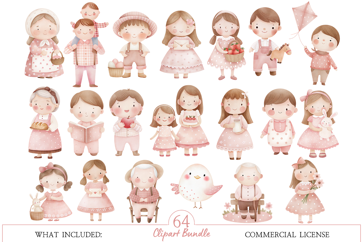 Rustic Spring Farm Life PNG Set, an Illustration by MockupWizard (Photo 2 of 6)