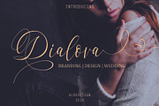 Dialova - Beautiful Calligraphy, a Script Font by Aldedesign (Thumbnail 9 of 9)