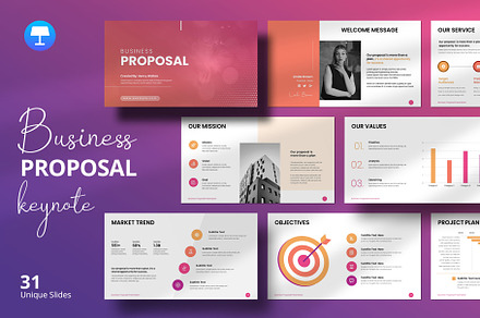 Business Proposal Keynote Template