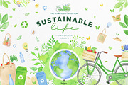Sustainable Eco Lifestyle Collection, an Object Illustration by beehouse studio (Thumbnail 1 of 9)