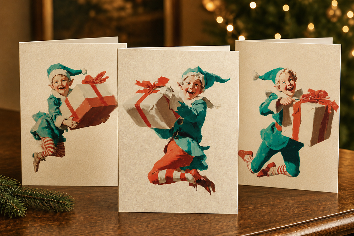 VINTAGE CHRISTMAS CLIPART COLLECTION, a Seasonal Illustration by Some Little Things (Photo 4 of 8)
