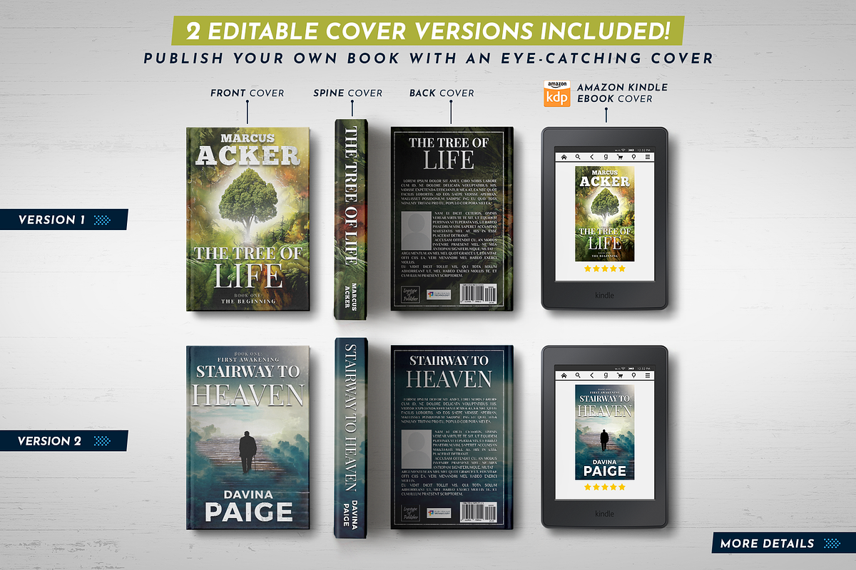 Book Cover Template 64, a Templates & Theme by Digital Goods (Photo 2 of 11)