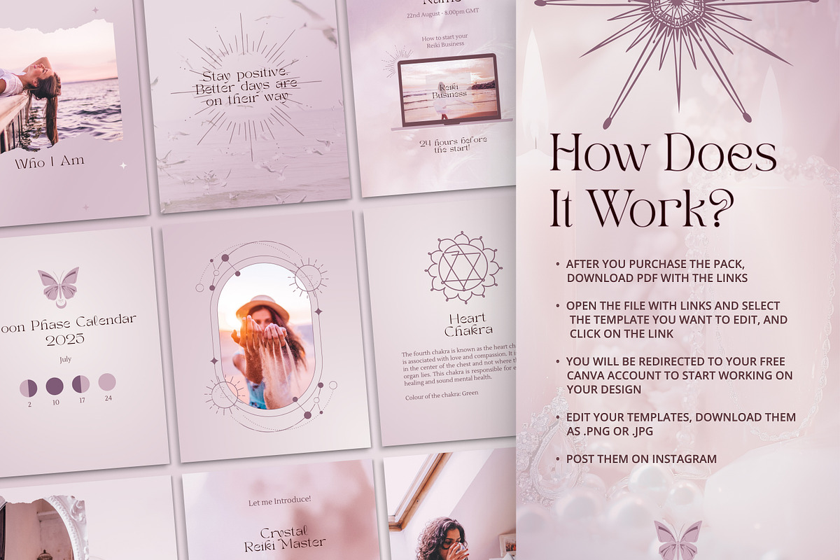 Purple Spiritual Instagram Posts, a Social Media Template by Under My Cozy Roof (Photo 10 of 11)