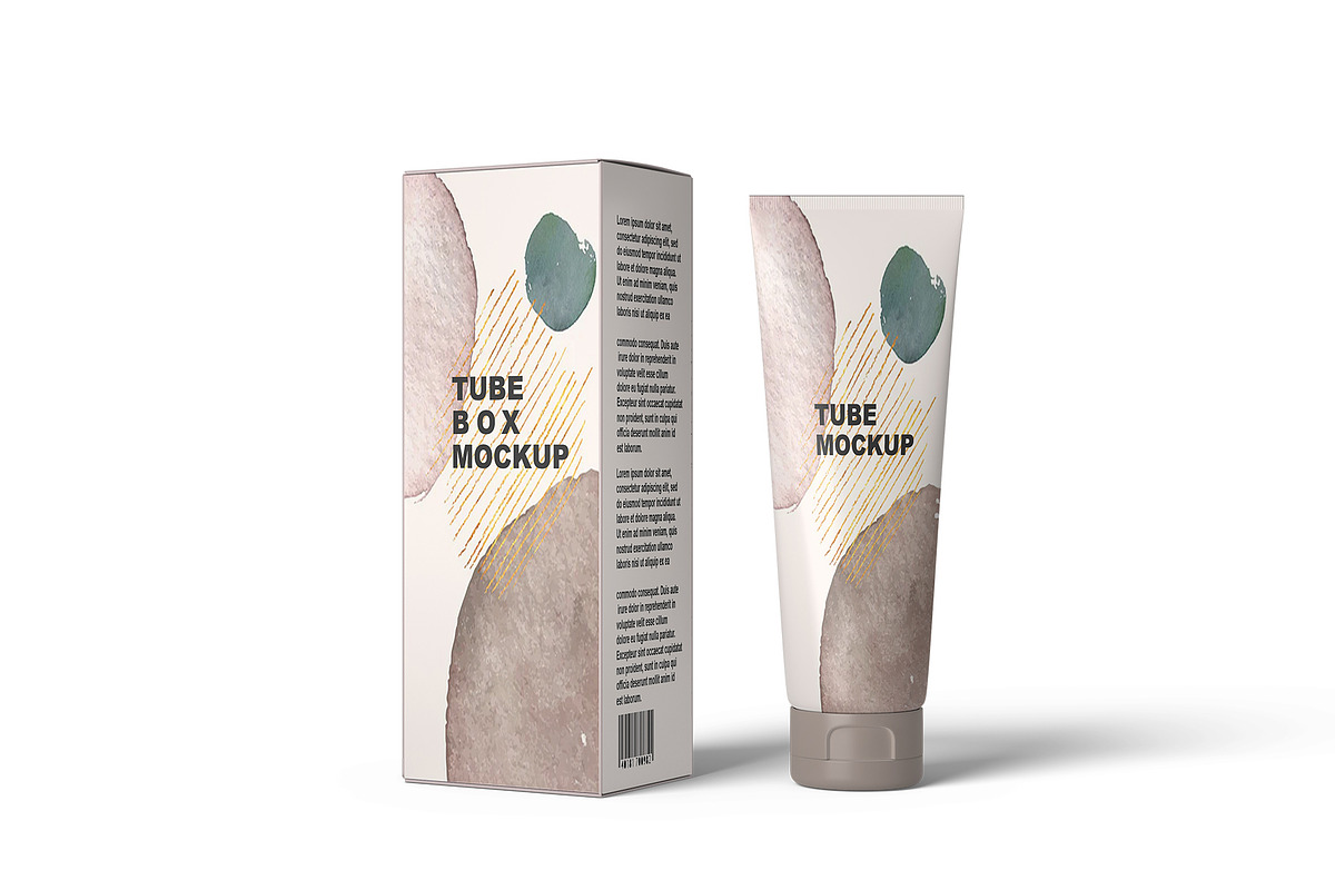 Cosmetic Tube & Jar Box Mockup, a Product Mockup by Mockupfit (Photo 7 of 44)