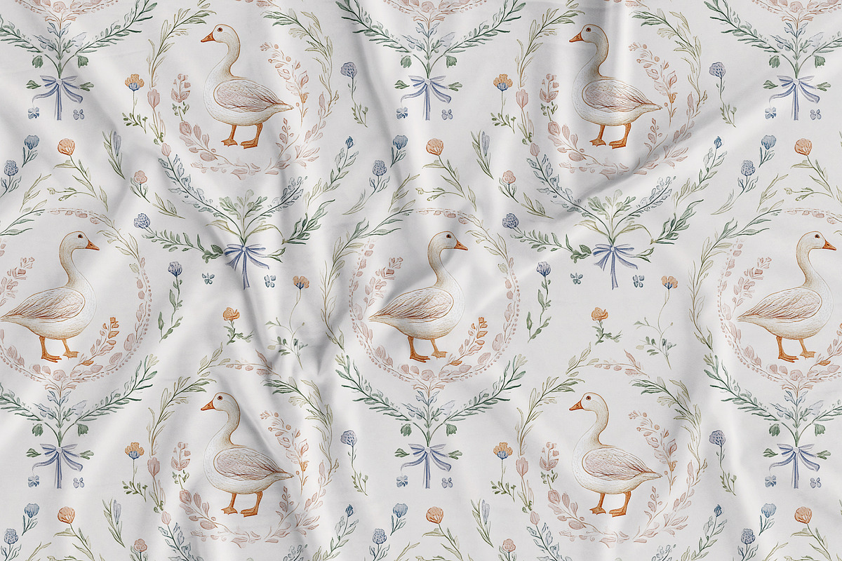Whimsical Charm Vintage Patterns, a Pattern Graphic by Olya Creative (Photo 8 of 13)