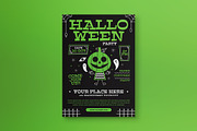 Halloween Party Flyer, a Flyer Template by Tokosatsu (Thumbnail 2 of 3)