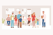 People in doctor waiting room, a Healthcare Illustration by Good Studio (Thumbnail 3 of 4)