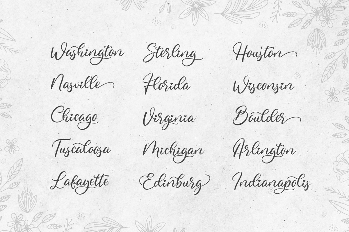Abigail, a Script Font by Hustletter (Photo 8 of 13)