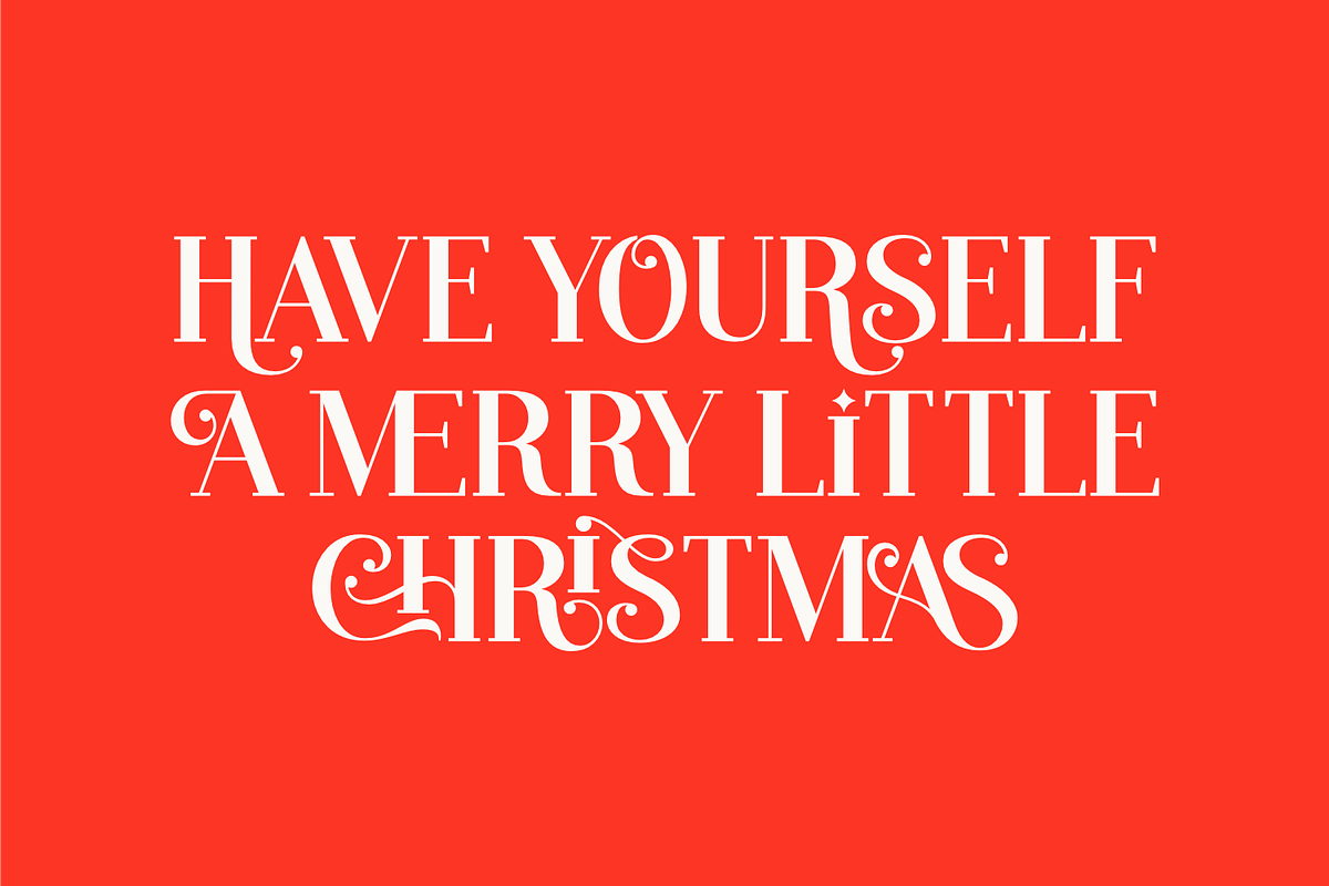 Christmas Amour - Christmas Font, a Serif Font by Keithzo (Photo 2 of 7)