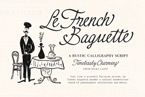 Le French Baguette Script