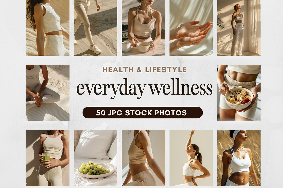 Wellness Stock Photos Health Fitness, a Health & Medical Photo by HAYAG Creatives (Photo 1 of 6)