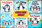 Cute Penguin Coloring Book, an Animal Illustration by Ink Gallery (Thumbnail 3 of 4)