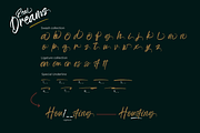 Real Dreams // Brush Typeface, a Script Font by GDcreative (Thumbnail 9 of 10)