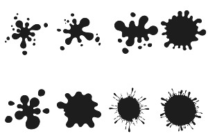 Splash Splatter Marks Set 2