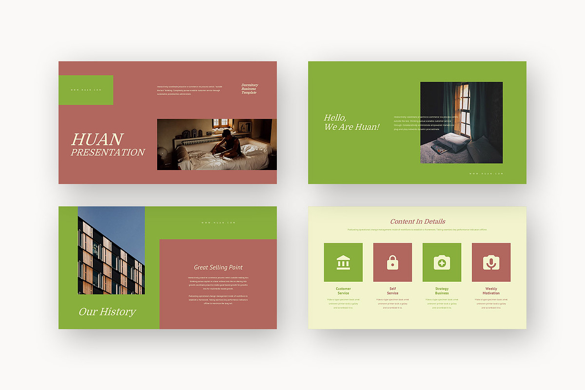 Huan : Hostel Business Powerpoint preview 2
