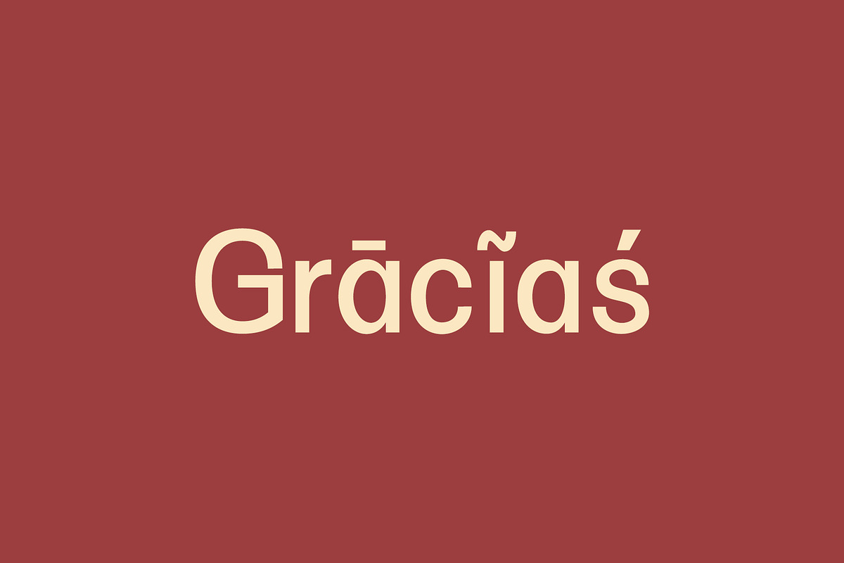 Hacim Simple Sans Serif Font Family preview 6