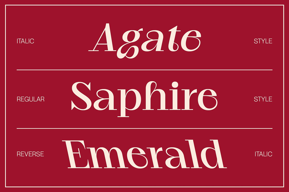 CS Bogart – Aesthetic Font, a Serif Font by Craft Supply Co. (Photo 2 of 8)