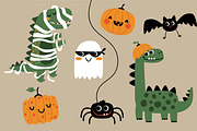 FUNNY HALLOWEEN TEXTILE PACK, a Pattern Graphic by MKE Print Lab. (Thumbnail 2 of 2)