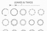 Floral Wreath SVG Bundle, an Object Graphic by CaraulanStore (Thumbnail 8 of 8)