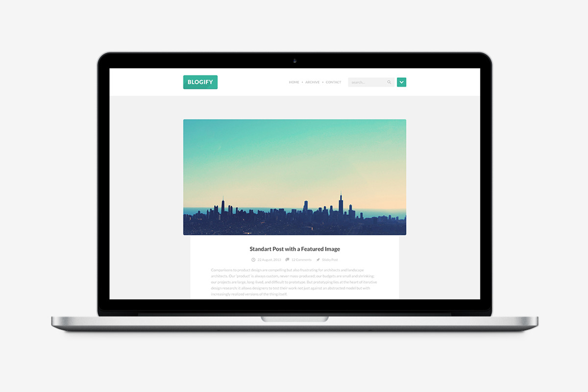Blogify HTML Template, a Websites & App Template by Kraftt
