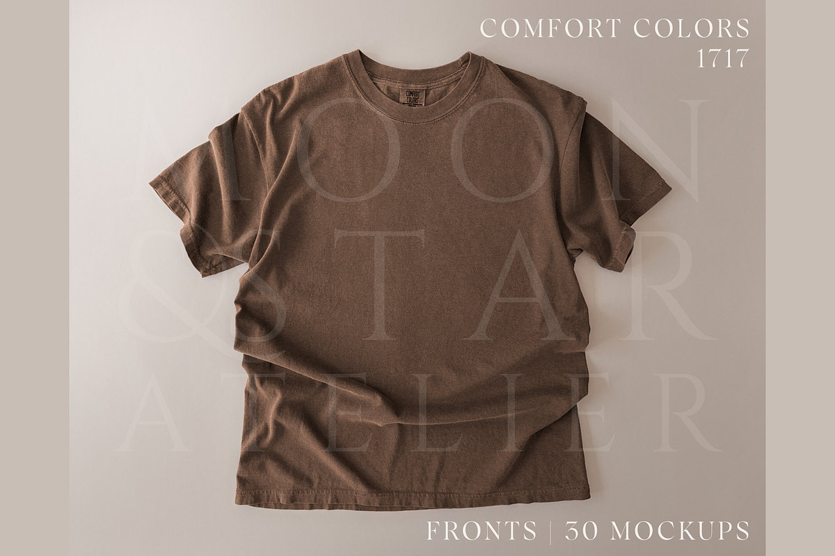 Comfort Colors 1717 Bundle, a Shirt Mockup by Moon and Star Atelier (Photo 3 of 17)