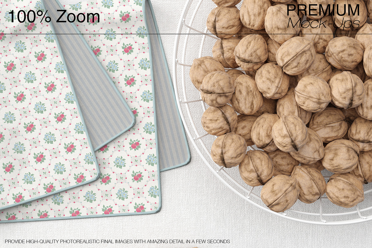 Kitchen Towel & Tablecloth Mockups, a Product Mockup by mock-ups (Photo 11 of 15)