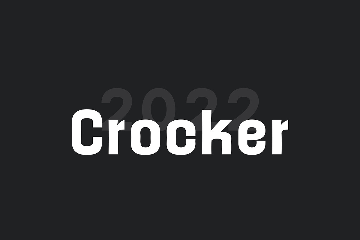Crocker Display Typeface, a Sans Serif Font by Design Stag (Photo 3 of 9)