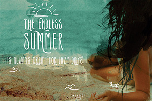 Summers Typeface BONUS Vector