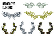 Olivet - olive branch collection, a Decorative Illustration by VioSilent (Thumbnail 8 of 10)