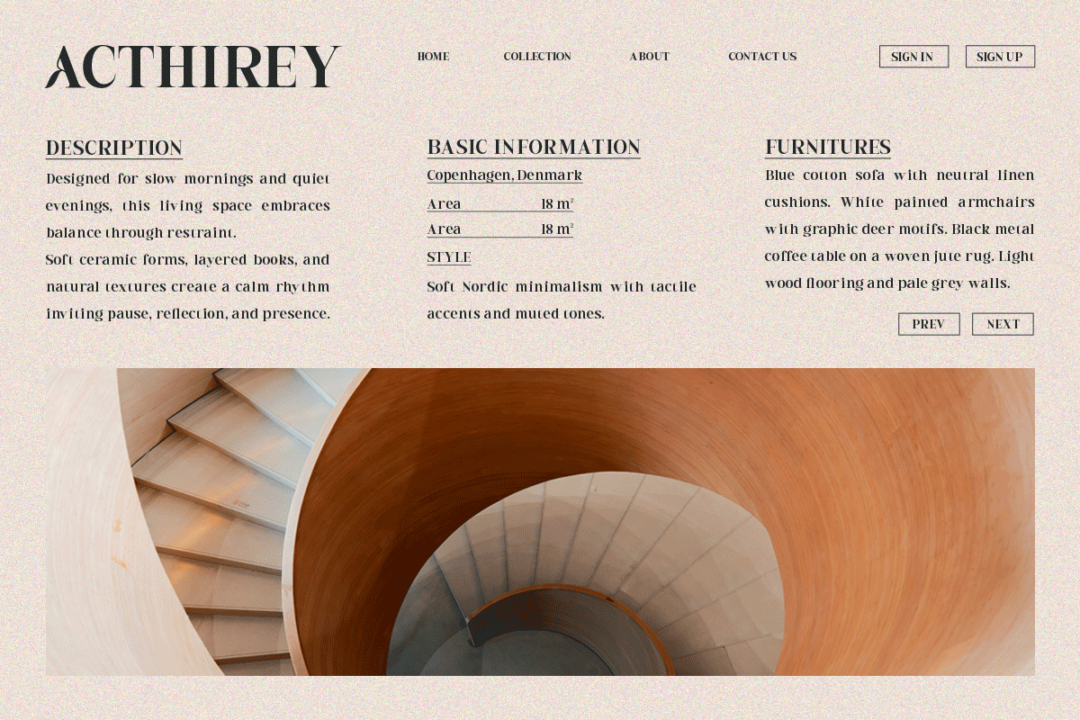 Acthirey – A Modern Display Serif, a Serif Font by roomspace creative lab (Photo 7 of 10)