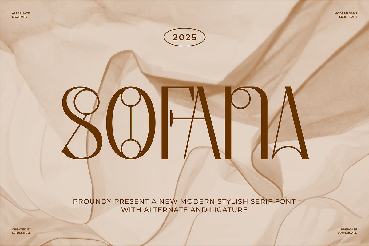 Sofana || Modern Sans Serif Font, a Sans Serif Font by Idea Studio (Photo 1 of 10)