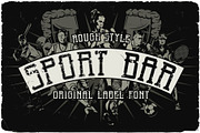 Sport Bar, a Symbol Font by Vozzy Vintage Fonts (Thumbnail 3 of 9)