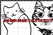 60+ Cat Vector Graphics Bundle, an Animal Illustration by Violet LeBeaux (Thumbnail 4 of 5)