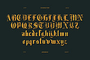Arsenio Splendid Blackletter, a Blackletter Font by infernostudio3 (Thumbnail 8 of 10)