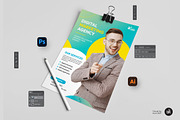 Digital Marketing Flyer Template, a Flyer Template by Aam360 (Thumbnail 3 of 3)