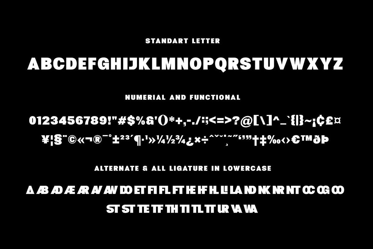 Hexos - Bold and Strong Font, a Sans Serif Font by RantautypeStudio (Photo 10 of 11)