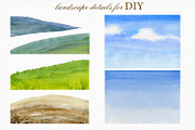 Forest watercolor designer toolkit, an Animal Illustration by Elegantia (Thumbnail 21 of 28)