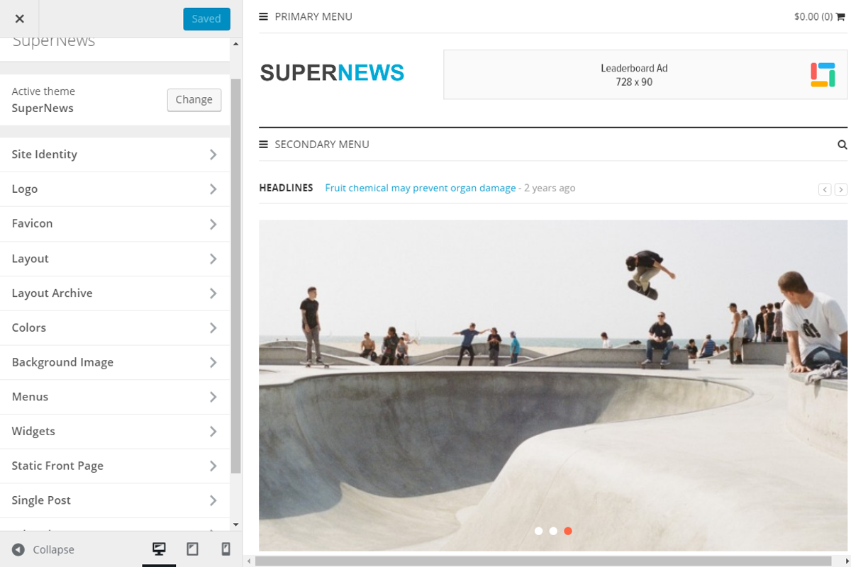 SuperNews WordPress Theme, a WordPress Template by Theme Junkie (Photo 4 of 4)