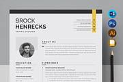 Professional Resume/CV Template, a Resume Template by Proper_media (Thumbnail 1 of 6)
