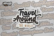 Advocate Script 4 Style + Extras, a Script Font by Masanis (Thumbnail 2 of 15)
