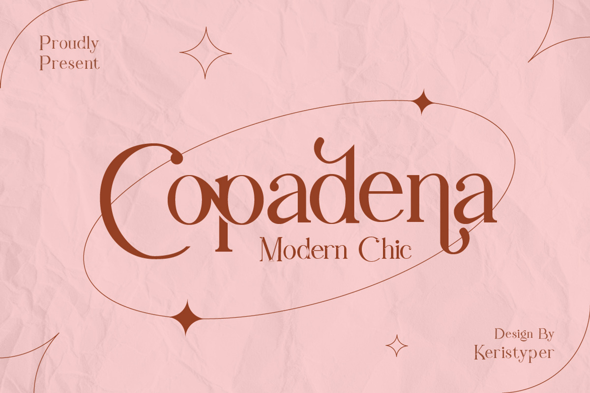 Copadena, a Serif Font by kerismaker (Photo 1 of 12)