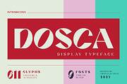 Dosca - Display Font, a Sans Serif Font by Ardyanatypes (Thumbnail 1 of 12)