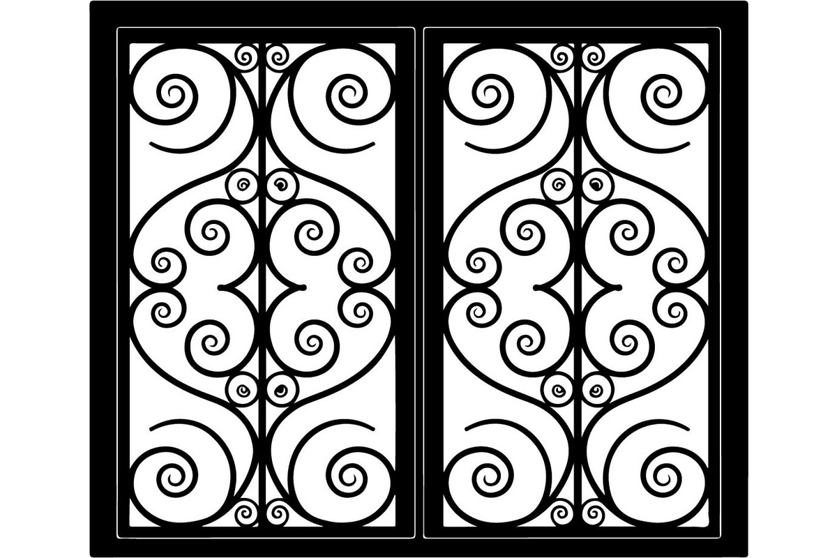 Vintage Scroll Gate Panel Bundle, a Decorative Illustration by Creativeshirt (Photo 4 of 20)