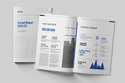 Modern Annual Report Template, a Brochure Template by Theme Weavers (Thumbnail 6 of 7)