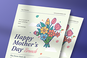 Happy Mother's Day Brunch Flyer, a Flyer Template by Annora Studio (Thumbnail 4 of 4)